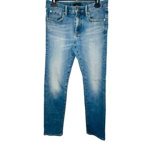 Uniqlo Jeans Mens 29x32 Fits 30x31 Redline Selvedge Whiskering Faded  Blue Denim